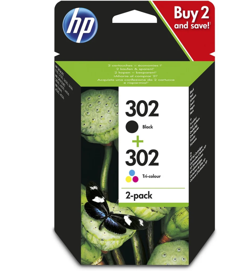 Cartucho HP  302 NEGRO
